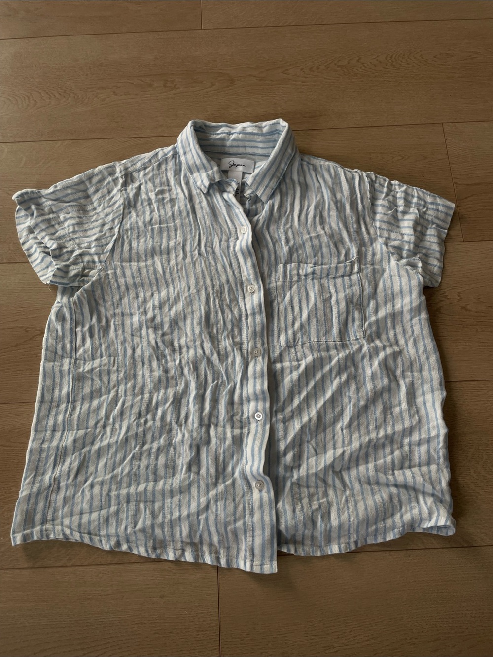 Vintage Striped Button-up Shirt